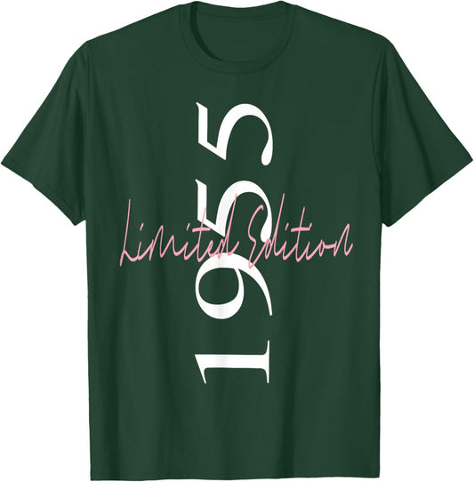 Limited Edition 1955 Birthday 1955 Born 1955 Vintage T-Shirt - T-Shirt | Forest