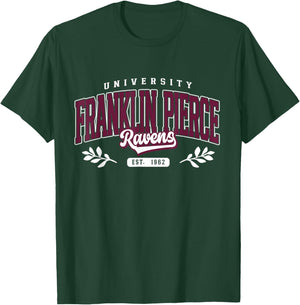 Franklin Pierce Vintage Arch Athletic Women T-Shirt - T-Shirt | Forest