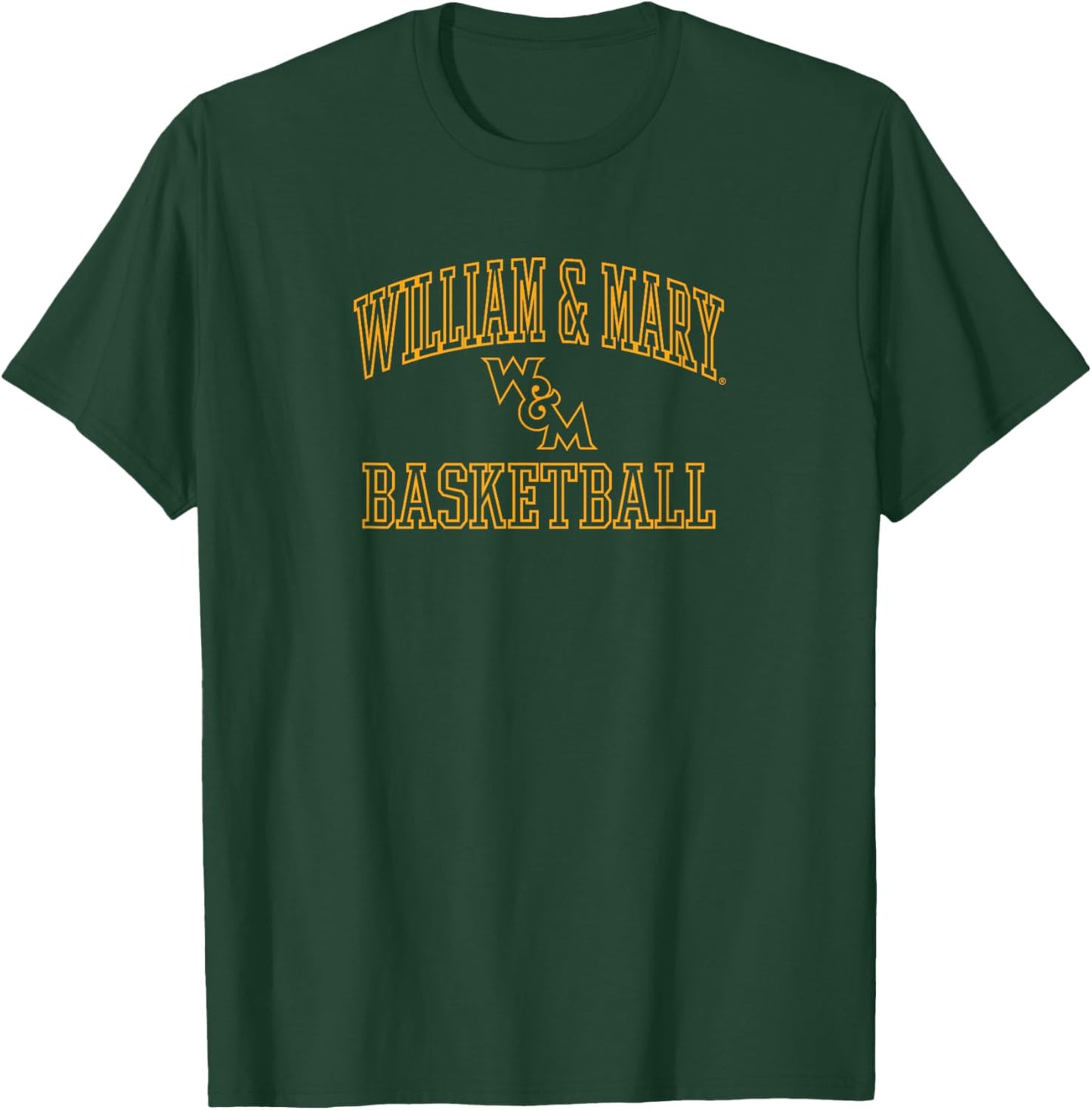 William & Mary Tribe Basketball Screen Green T-Shirt - T-Shirt | Forest