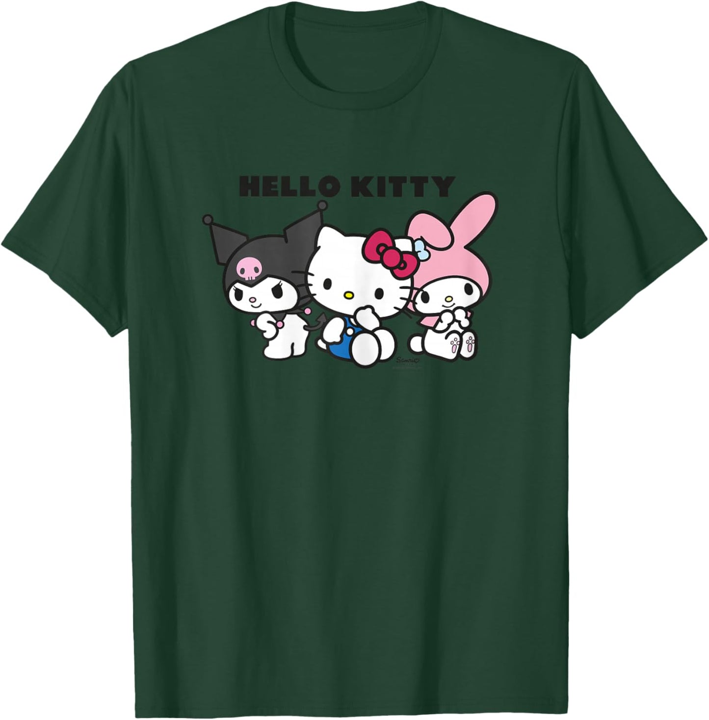 Hello Kitty Friends My Melody Kuromi T-Shirt - T-Shirt | Forest