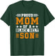 Proud Karate Mom Black Belt Son Martial Arts Practitioner T-Shirt - T-Shirt | Forest