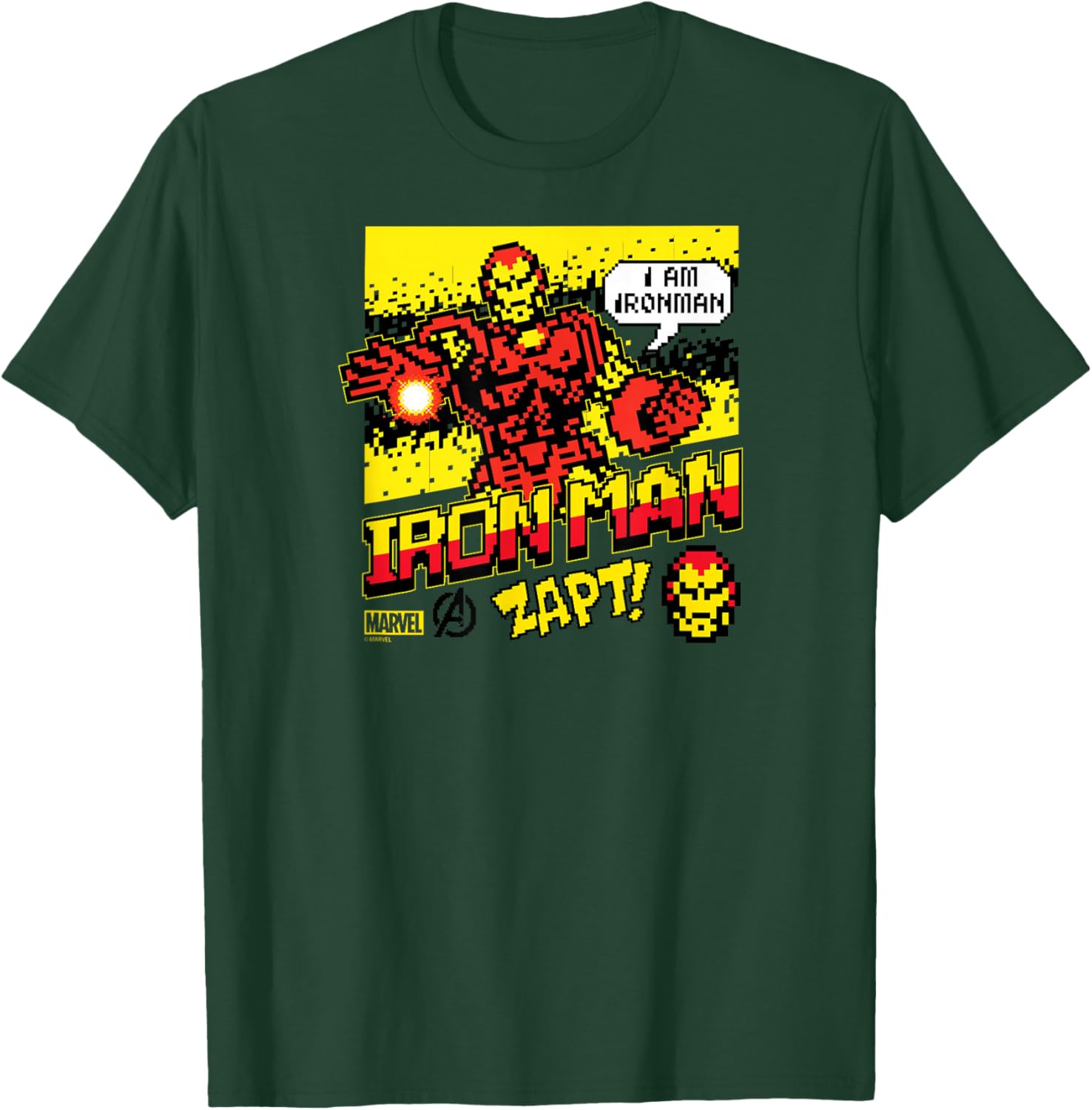 Iron Man - 8-Bit T-Shirt - T-Shirt | Forest