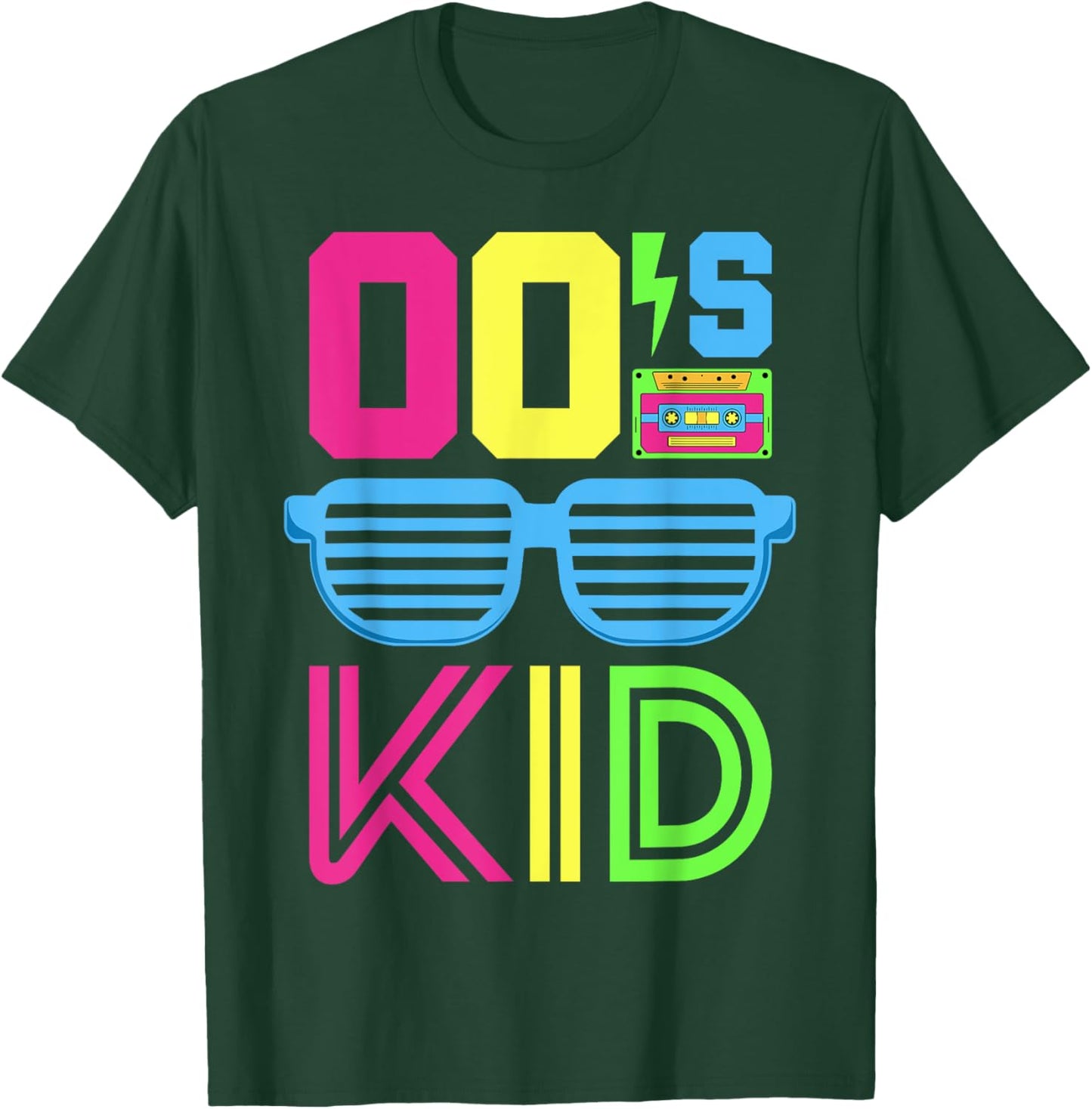 2000's Kid 00s Themed Party 2000s Costume Early 2000s Outfit T-Shirt - T-Shirt | Forest