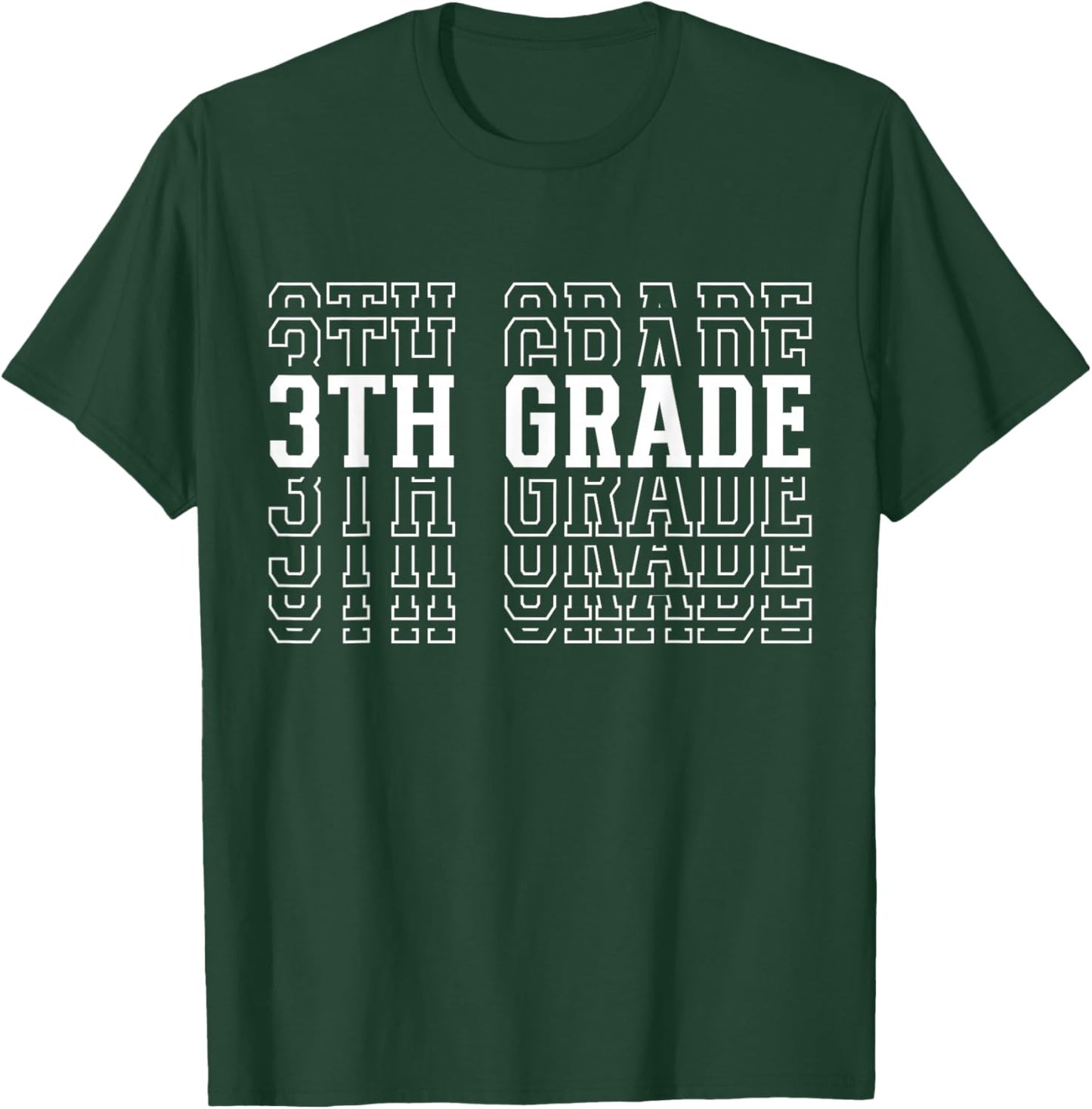 3rd Grade Team Third Grader Back to First Day of School T-Shirt - T-Shirt | Forest