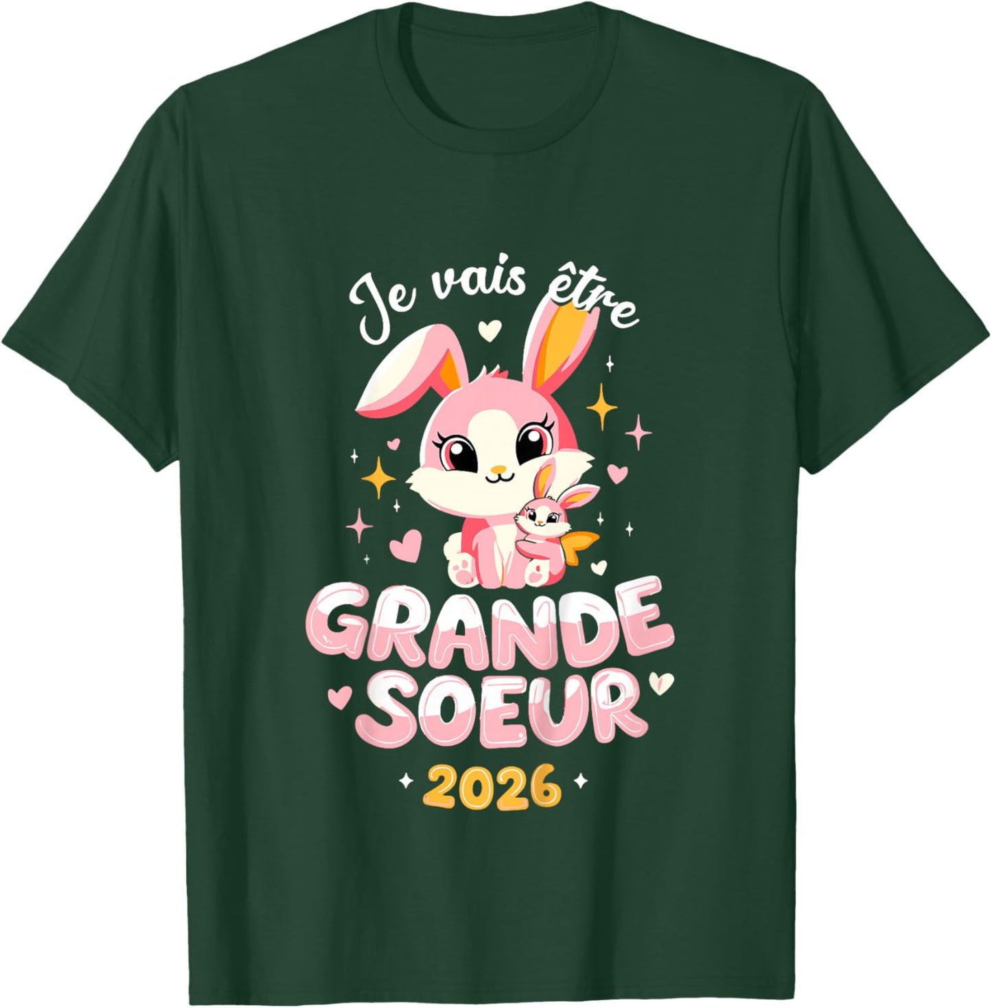 Child Future Big Sister 2026 I Will Be Big Sister 2026 T-Shirt - T-Shirt | Forest