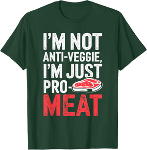 Zero Carb All Meat Diet Funny BBQ T-Shirt - T-Shirt | Forest
