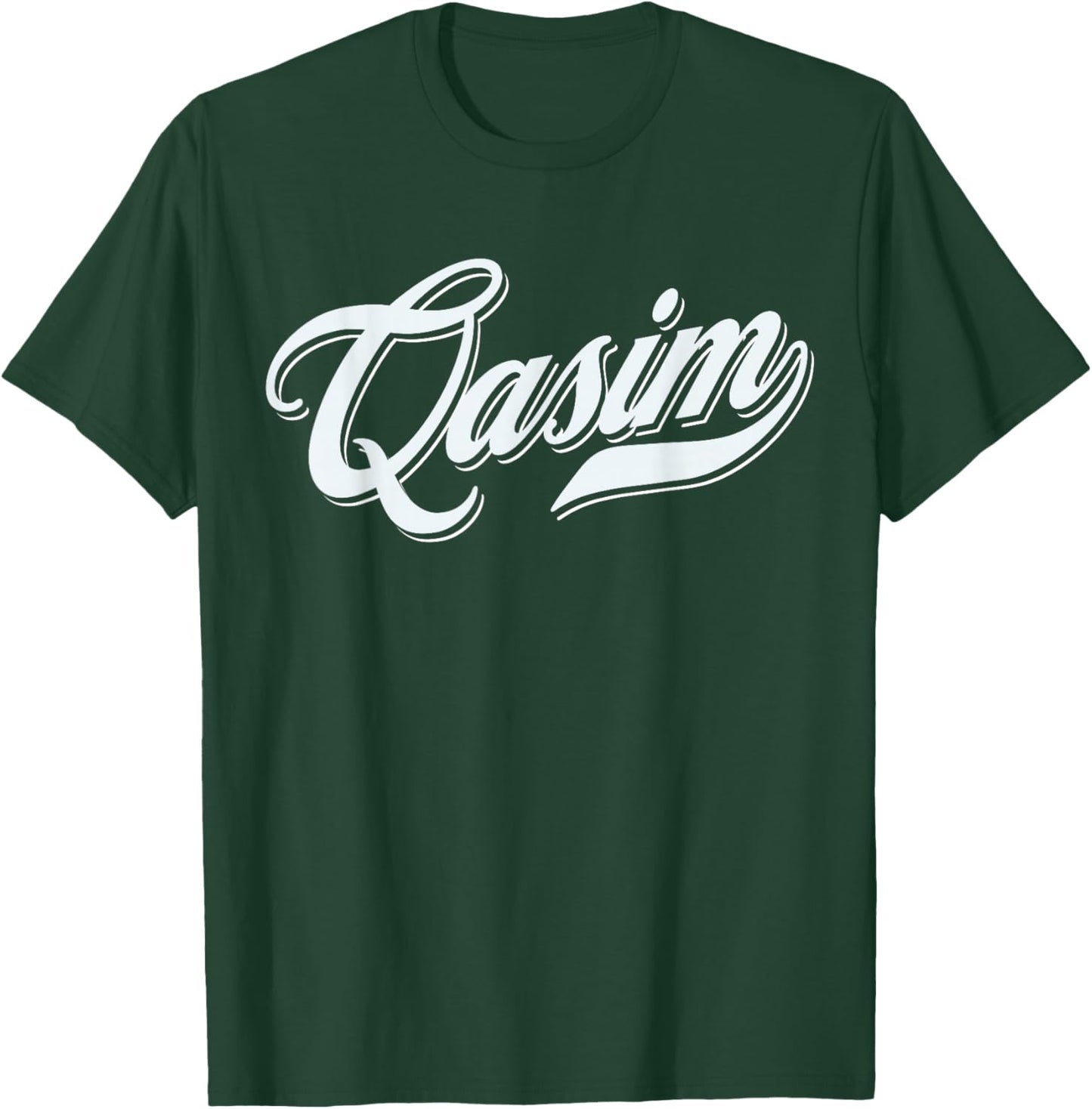 Homme garçons Idée Cadeau drôle Humour prénom pour Qasim T-Shirt - T-Shirt | Forest