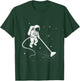 Astronaut Cleaning Stars Funny Space Design T-Shirt - T-Shirt | Forest