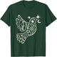 Genesis 8:11 Inspirational Christian Scripture Verse Design T-Shirt - T-Shirt | Forest