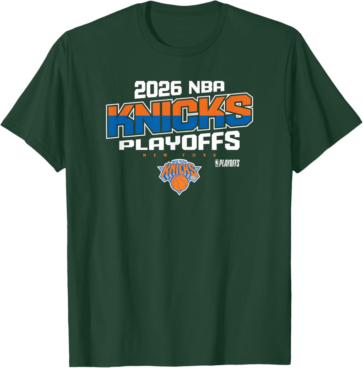 NBA Official 2026 Playoffs New York Knicks Next Level T-Shirt - T-Shirt | Forest