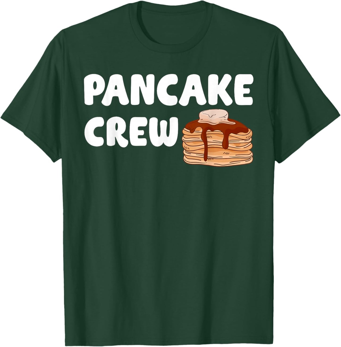 Pancake Crew Funny Pancake Lover Pancake Christmas Pajama T-Shirt - T-Shirt | Forest