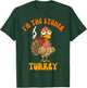 Thanksgiving Cannabis Turkey Smoking I'm The Stoner Turkey T-Shirt - T-Shirt | Forest