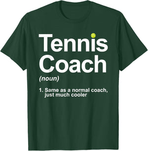 Tennis Coach Design Women Tennis Lover Tennis Coach T-Shirt - T-Shirt | Forest