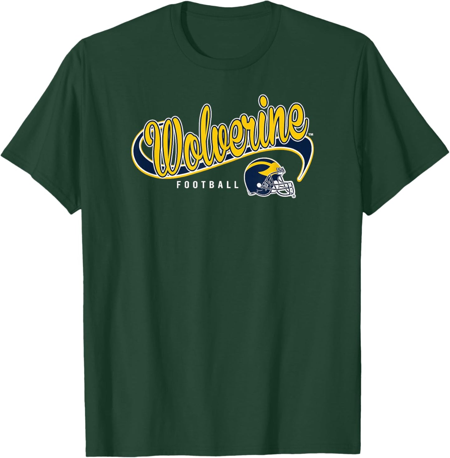Michigan Wolverines Football Goodness Dark Gray T-Shirt - T-Shirt | Forest