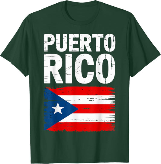 Puerto Rico Taino Sun Symbol Boricua Pride Design T-Shirt - T-Shirt | Forest