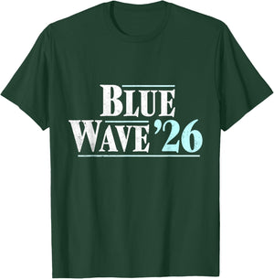 Blue Wave 2026 T-Shirt - T-Shirt | Forest