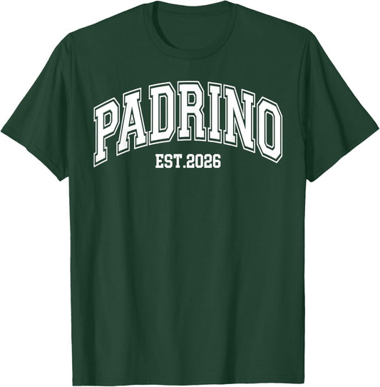 Padrino Proposal Est 2026 Godfather Spanish Matching Couple T-Shirt - T-Shirt | Forest