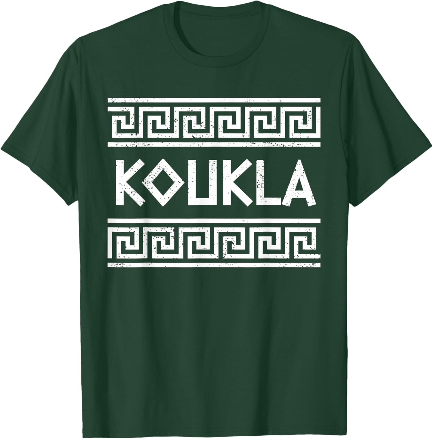 Koukla Ancient Greek Pride Greek Flag Opa Greek Party Greece T-Shirt - T-Shirt | Forest