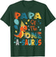 Papa Of The One-A-Saurus 2Nd Birthday Dinosaur Party T-Shirt - T-Shirt | Forest