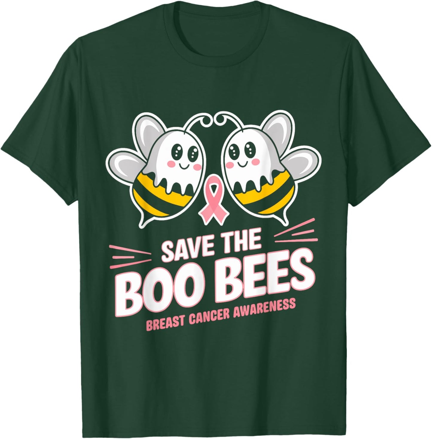 Save The Boobies Breast Cancer Halloween Women T-Shirt - T-Shirt | Forest
