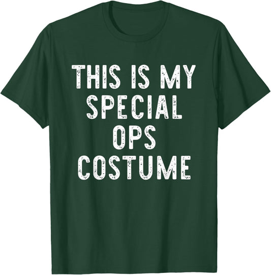 This is My Special Ops Costume Halloween Easy Kids Adult T-Shirt - T-Shirt | Forest