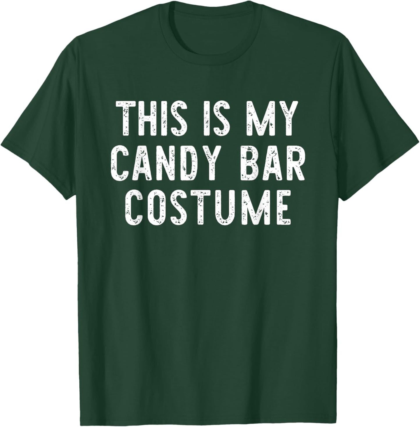 This is My Candy Bar Costume Halloween Funny Easy Kids Adult T-Shirt - T-Shirt | Forest