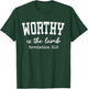 Women Christian Shirts Men Worthy is The Lamb Worship Jesus T-Shirt - T-Shirt | Forest