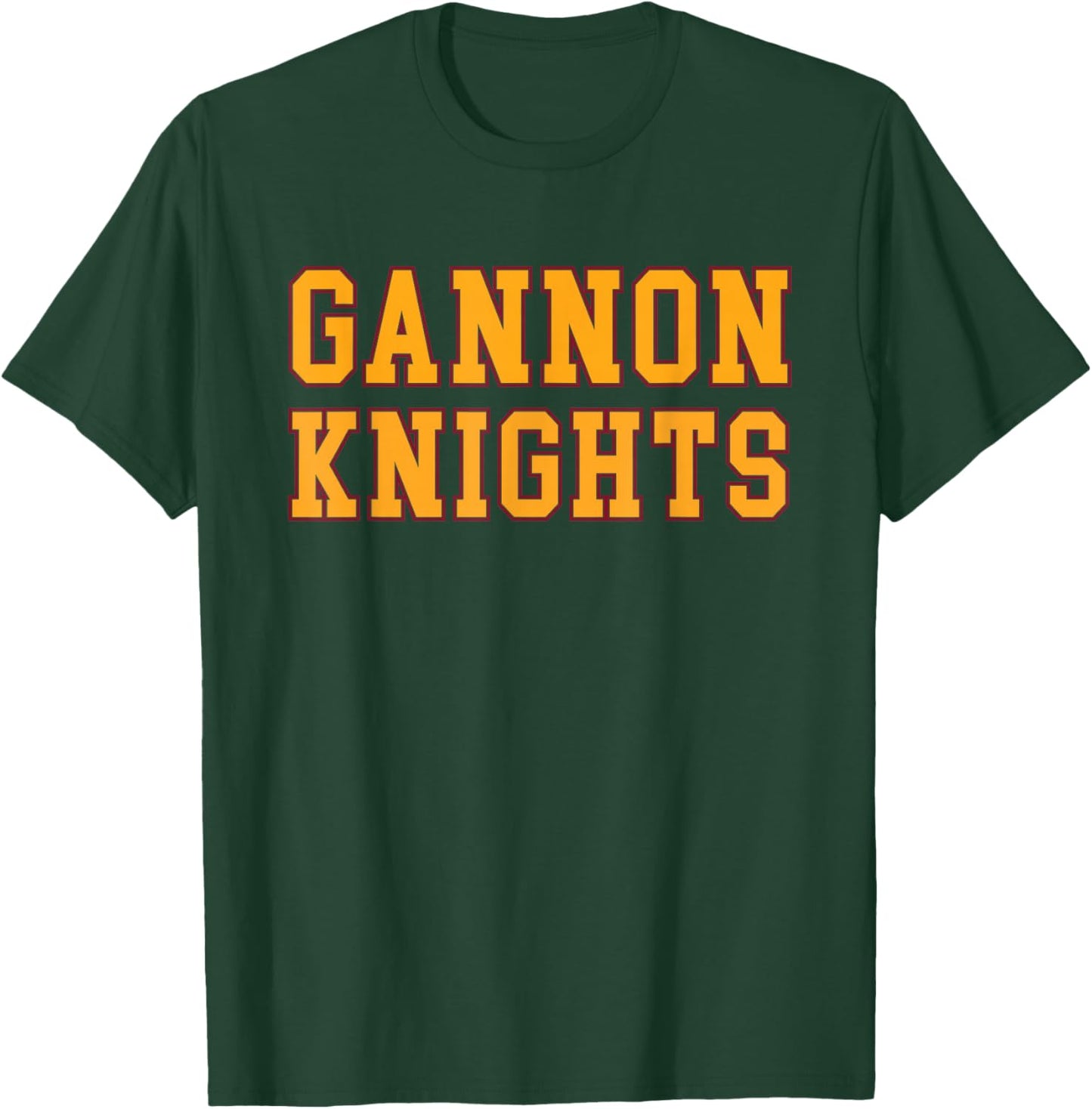 Gannon University Knights Retro Men Women Boys Girls T-Shirt - T-Shirt | Forest