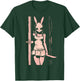 Horror Girl Bunny Mask Slasher Anime Alt Creepy Pastel Goth T-Shirt - T-Shirt | Forest