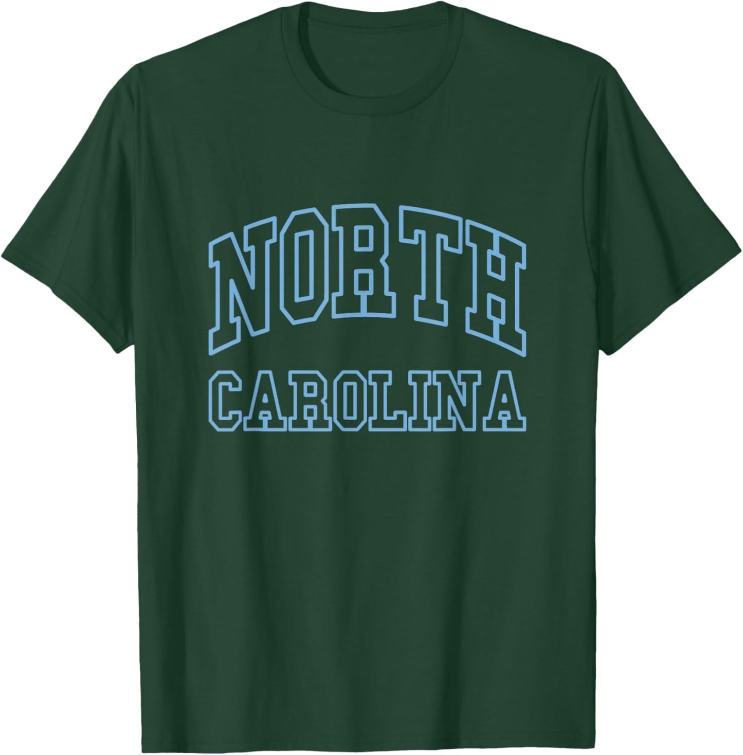 NORTH CAROLINA - Throwback Design - Classic T-Shirt - T-Shirt | Forest