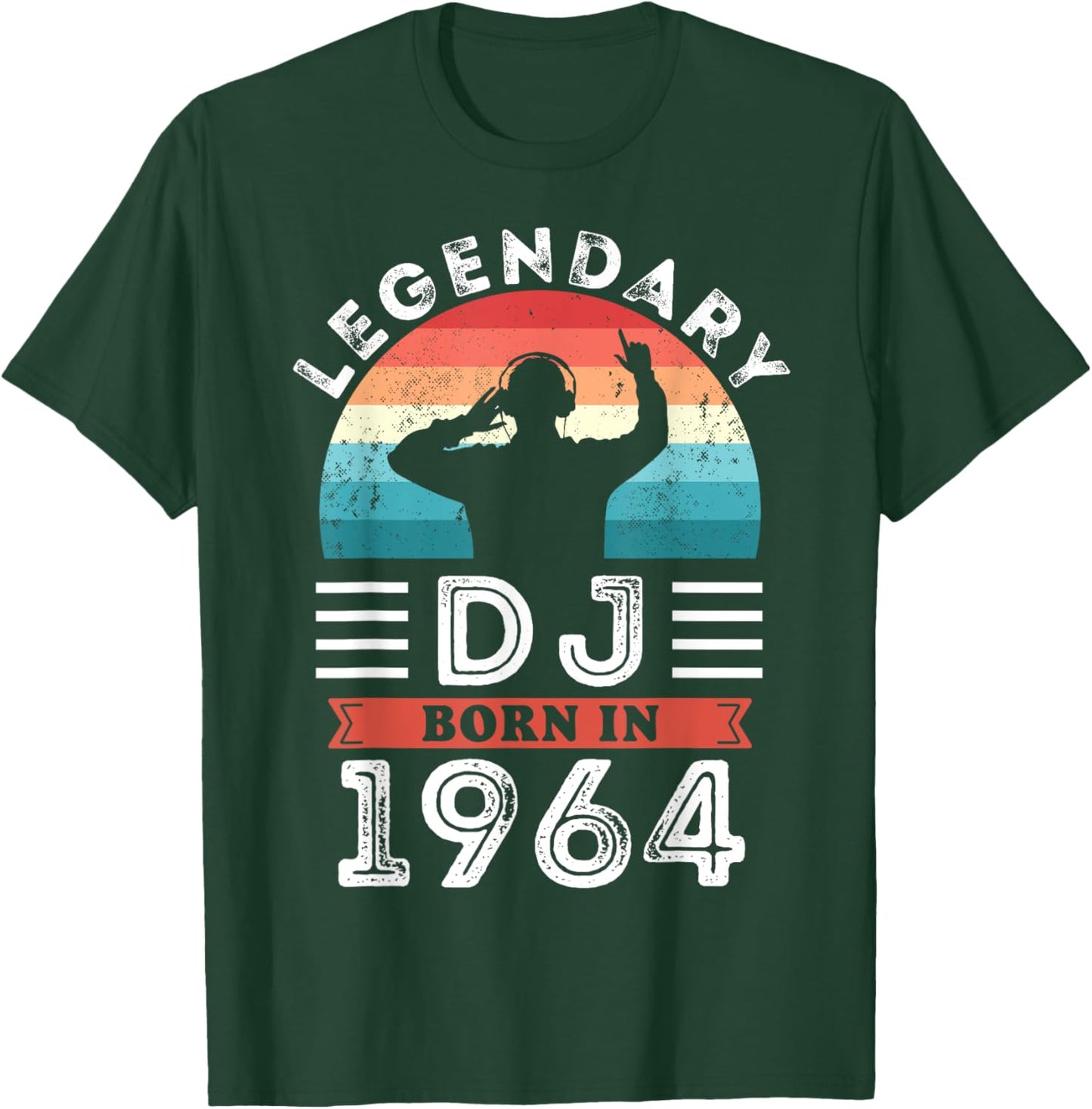 Legendary DJ born 1964 60th Birthday Gifts T-Shirt - T-Shirt | Forest
