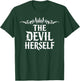 The Devil Herself Retro Occult Women Dark Feminine T-Shirt - T-Shirt | Forest