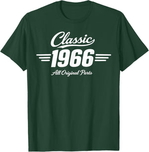60th Birthday Man Woman 60 Years 1966 Decorative Gift Funny T-Shirt - T-Shirt | Forest