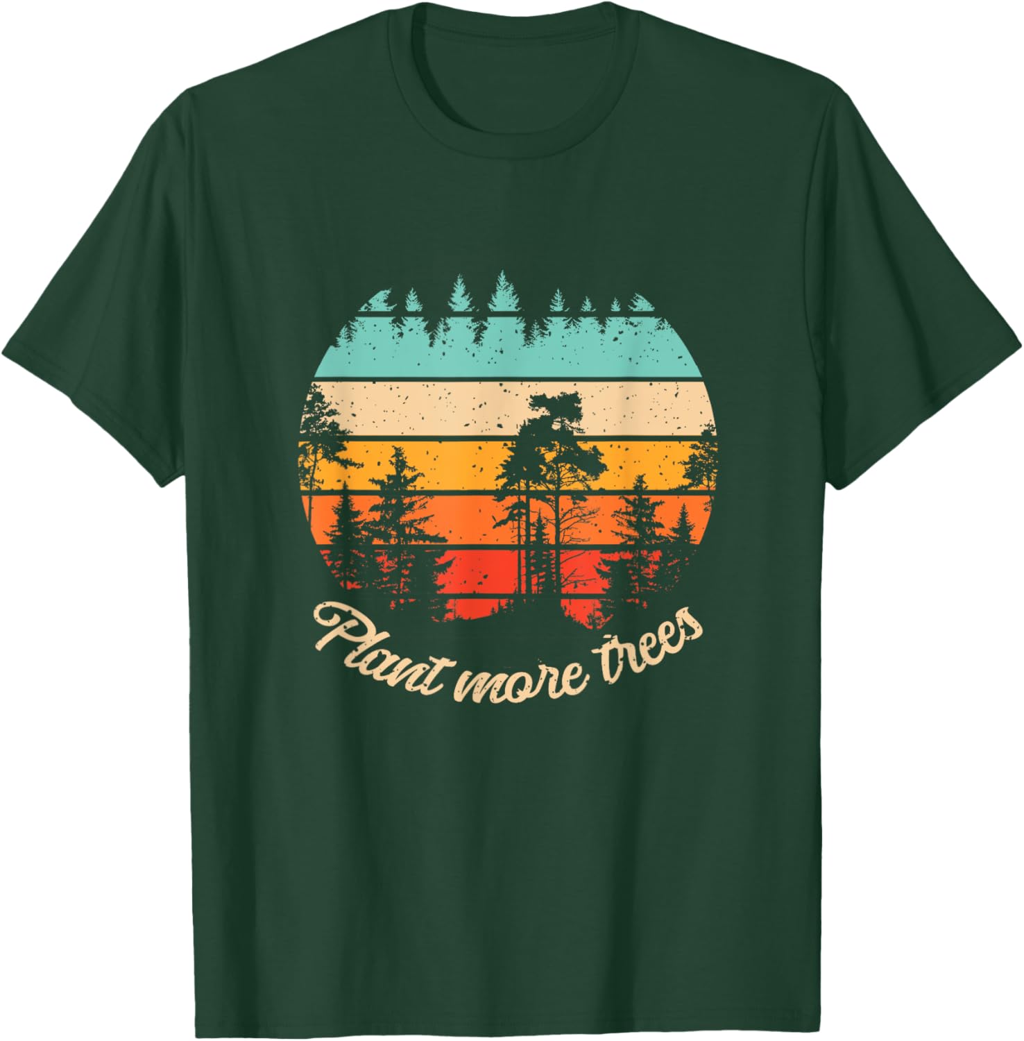 Plant More Trees Vintage Arbor Day Earth Day Men Women Kids T-Shirt - T-Shirt | Forest
