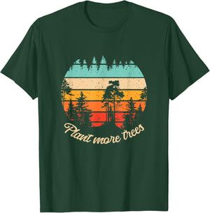 Plant More Trees Vintage Arbor Day Earth Day Men Women Kids T-Shirt - T-Shirt | Forest
