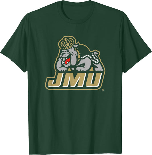 James Madison Dukes Mascot Icon Purple Officially Licensed T-Shirt - T-Shirt | Forest