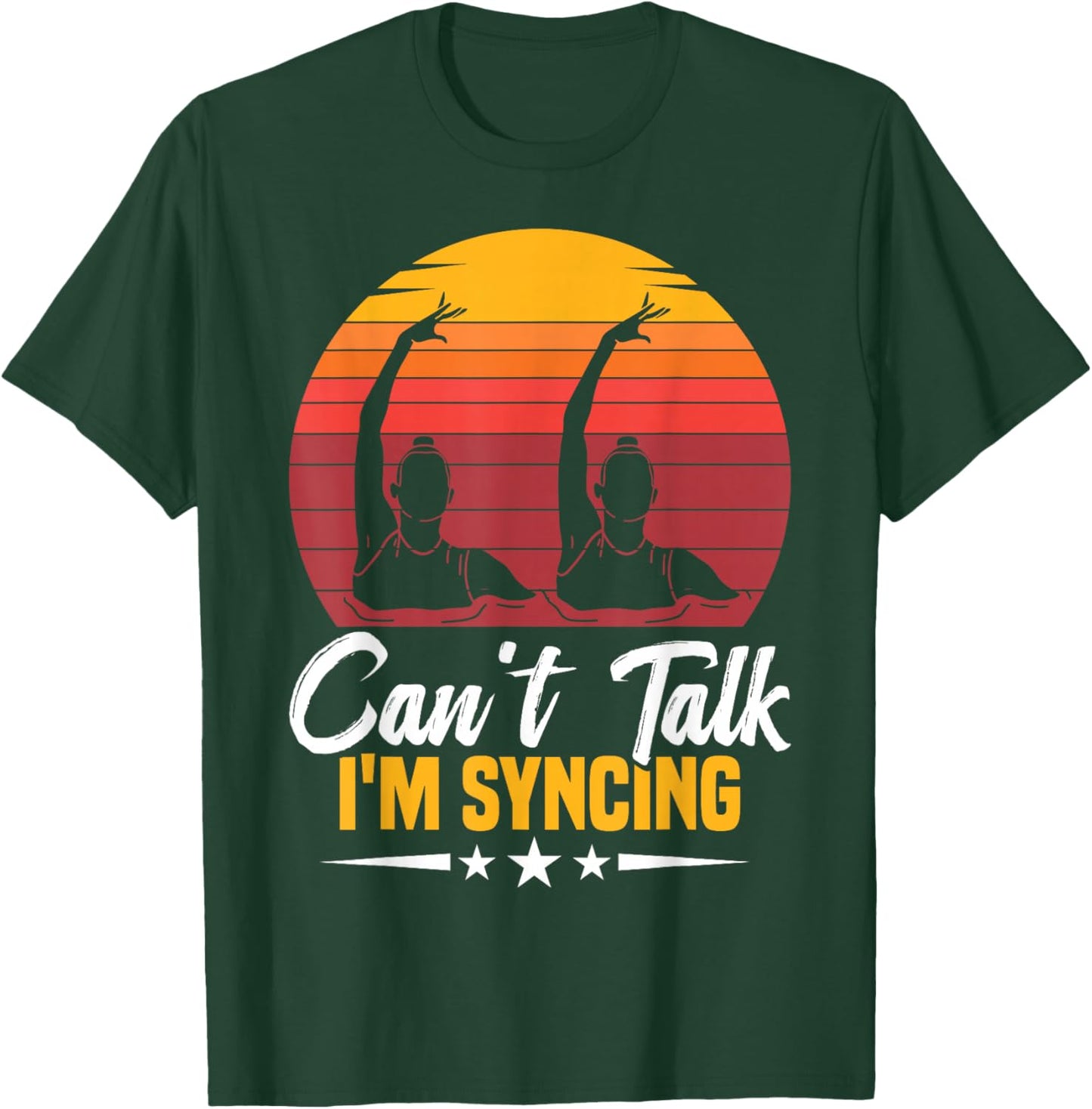Synchronized Swimming For Synchro Swimmer Artistic T-Shirt - T-Shirt | Forest