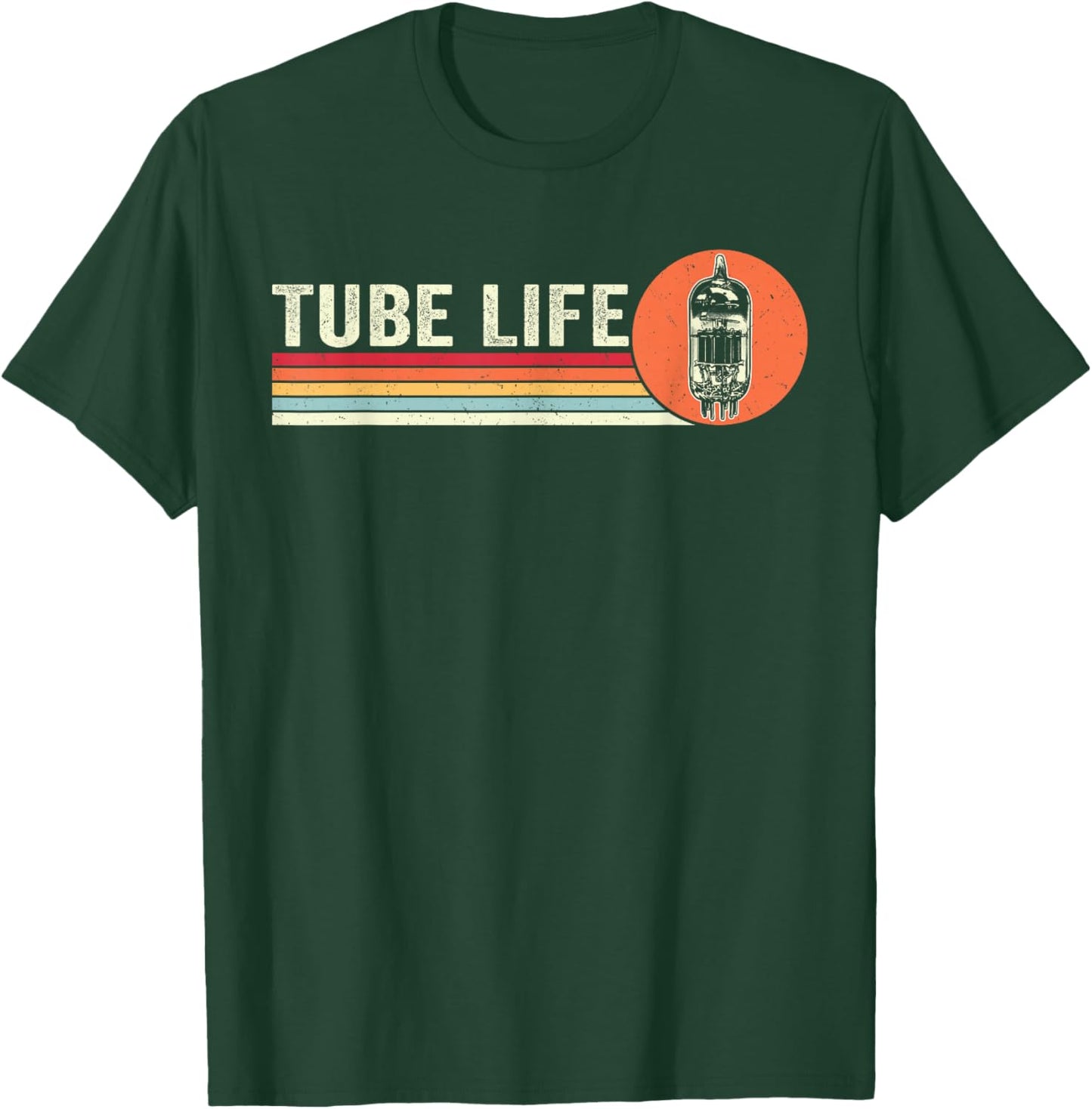 Tube Life Vacuum Tube Amplifier Analog Audio Valve Guitar T-Shirt - T-Shirt | Forest