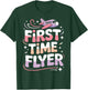 First Time Flyer | My First Plane Ride T-Shirt - T-Shirt | Forest