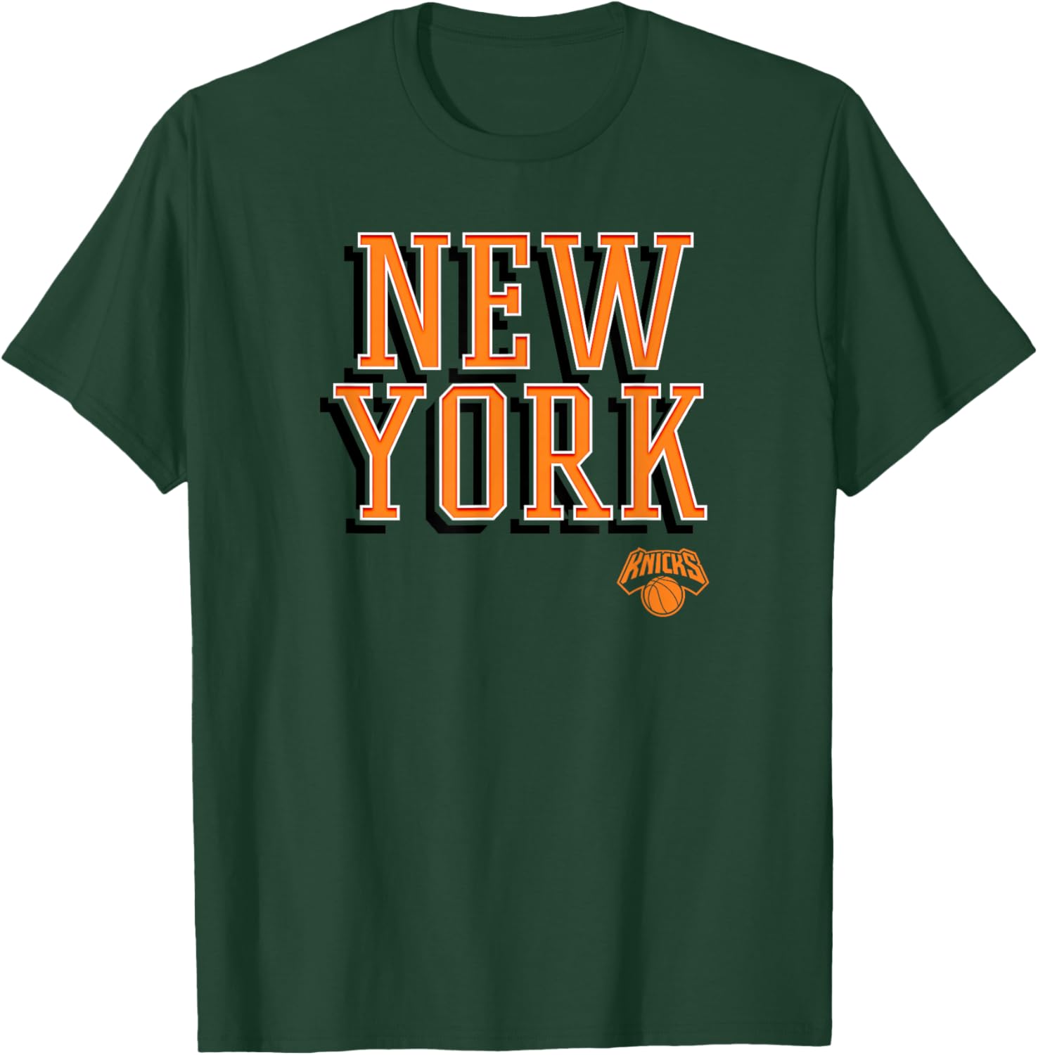Logo NBA - New York Knicks City Wordmark T-Shirt - T-Shirt | Forest