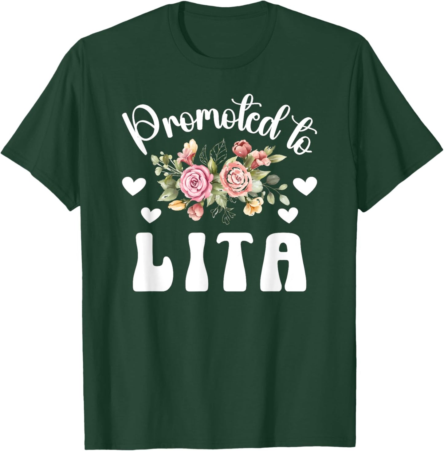 Promoted To Lita To Be Future Lita Grandma New Lita T-Shirt - T-Shirt | Forest