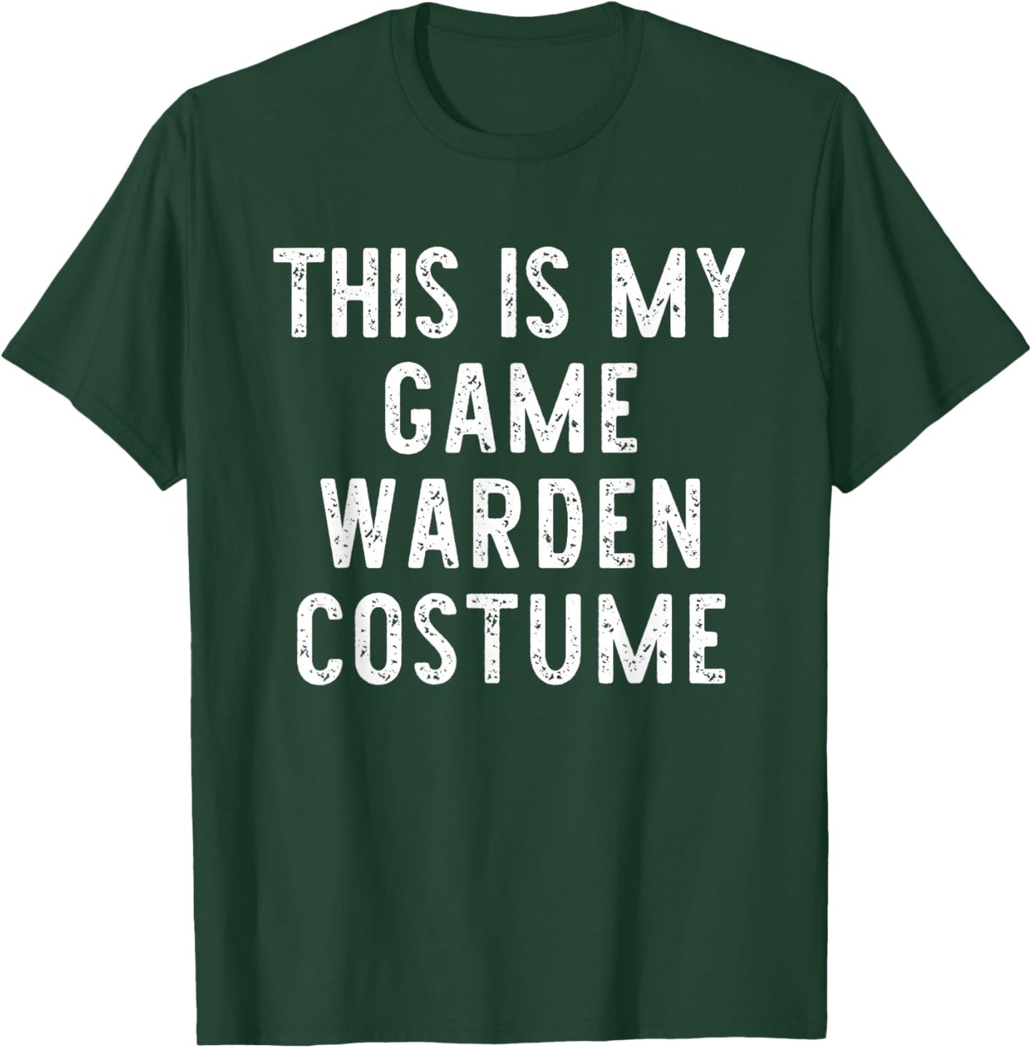 This is My Game Warden Costume Halloween Easy Kids Adult T-Shirt - T-Shirt | Forest