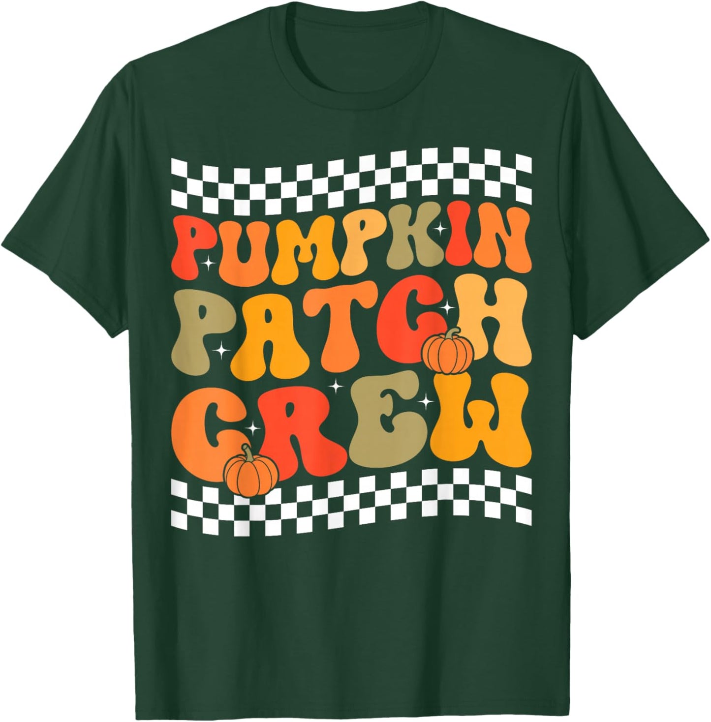 Pumpkin Patch Crew Matching Family Fall Autumn Thanksgiving T-Shirt - T-Shirt | Forest