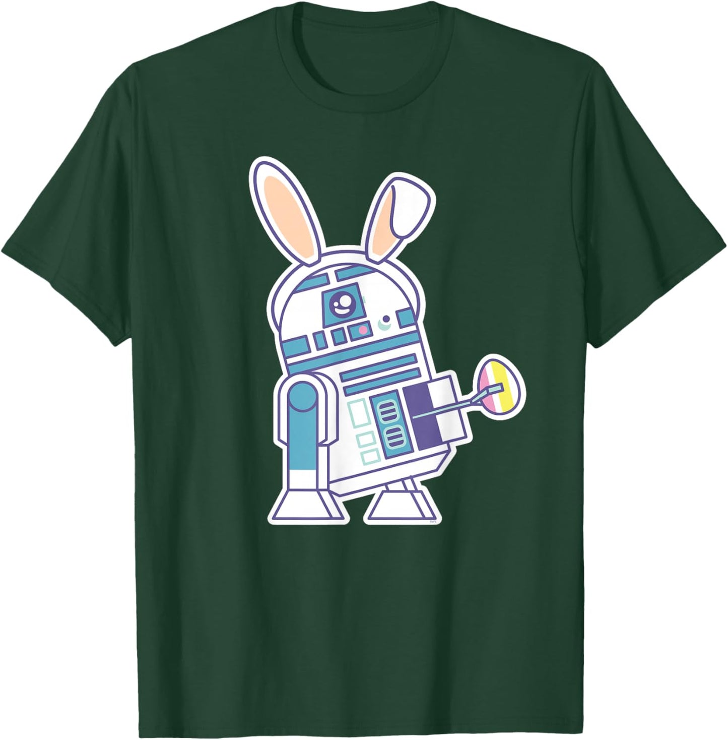 Star Wars R2-D2 Droid Cute Pastel Easter Bunny Costume & Egg T-Shirt - T-Shirt | Forest
