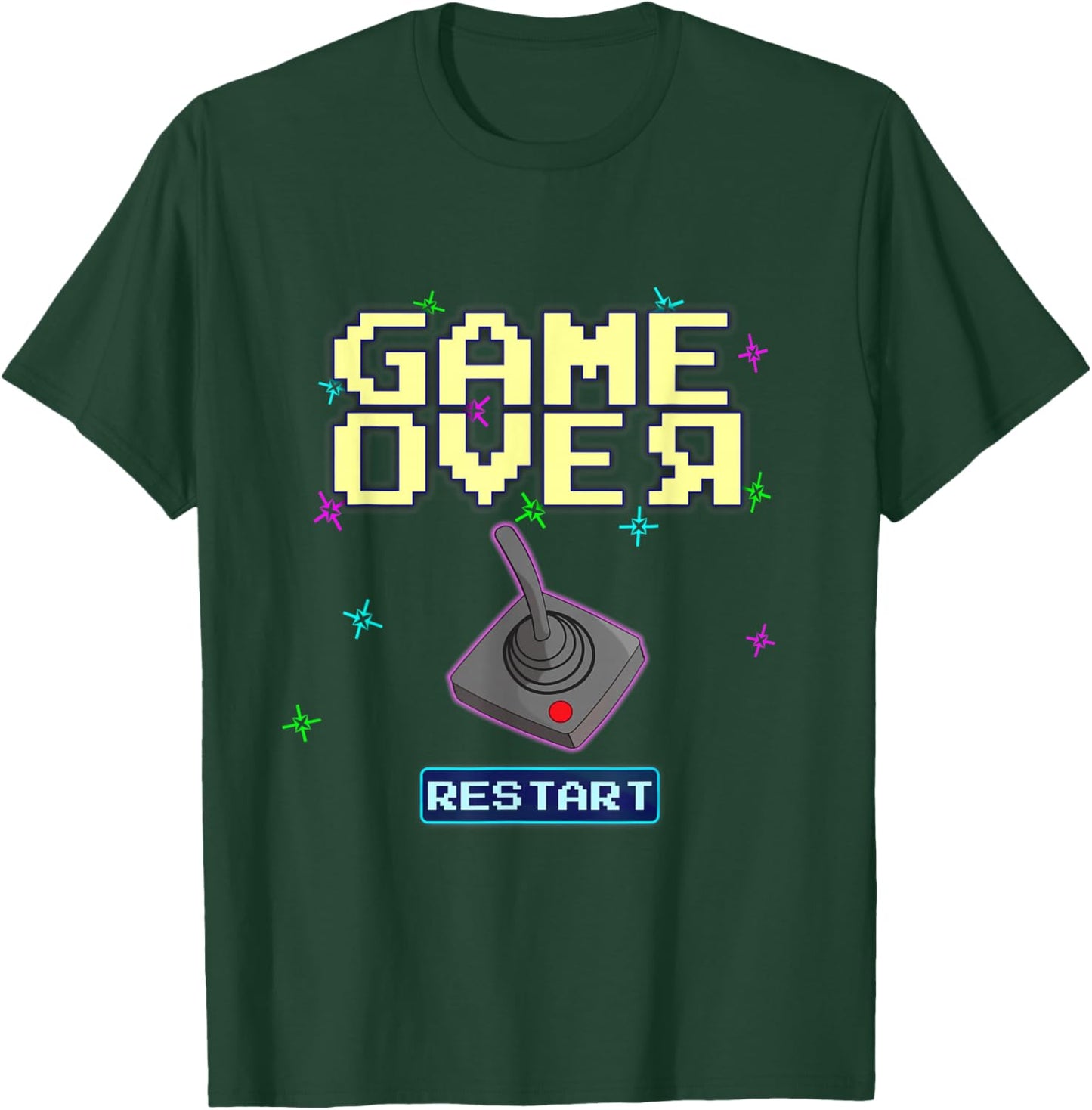 Game Over: Restart T-Shirt - T-Shirt | Forest