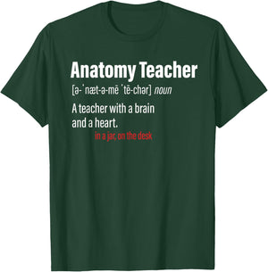 Anatomy Teacher Definition Science Teachers T-Shirt - T-Shirt | Forest