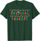 Physical Therapy PT Santa Hat Christmas Lights Xmas Pajama T-Shirt - T-Shirt | Forest