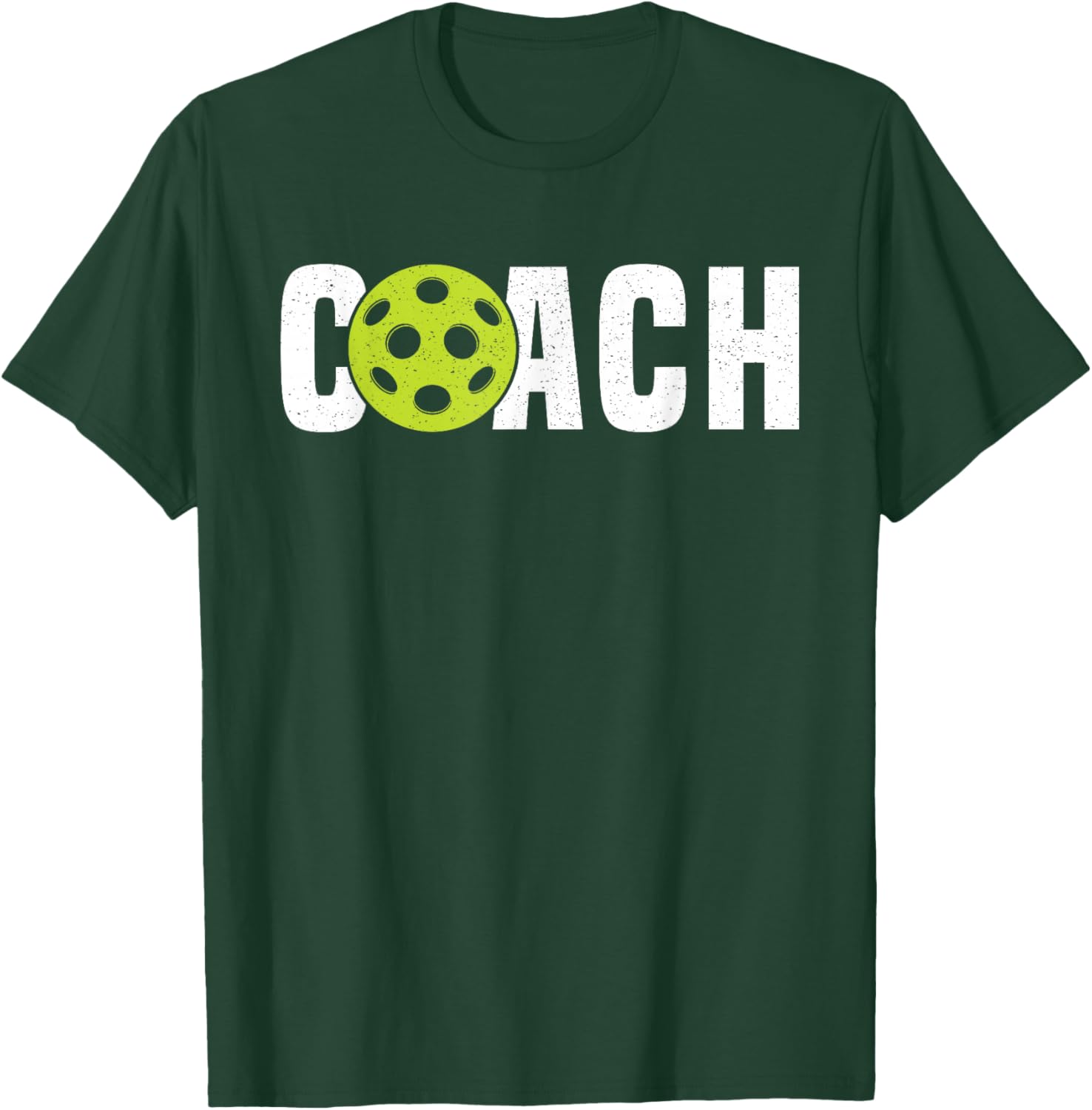 Pickleball Coach Men Pickle Ball T-Shirt - T-Shirt | Forest