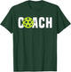 Pickleball Coach Men Pickle Ball T-Shirt - T-Shirt | Forest
