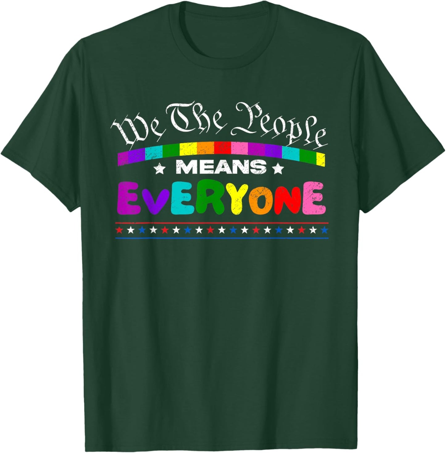 Equality Human Rights LGBTQ Gay Lesbian Pride Ally Men Women T-Shirt - T-Shirt | Forest